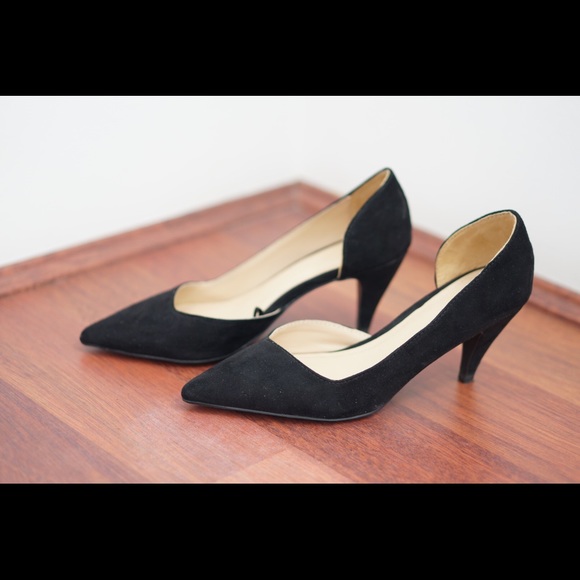 Zara pointed toe black heels - Picture 1 of 2